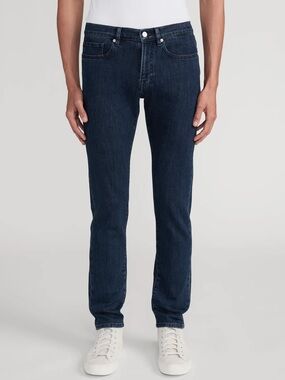 Frame Denim Dark Indigo Straight Leg Jeans. | W- 16” | R- 10” | I-30”